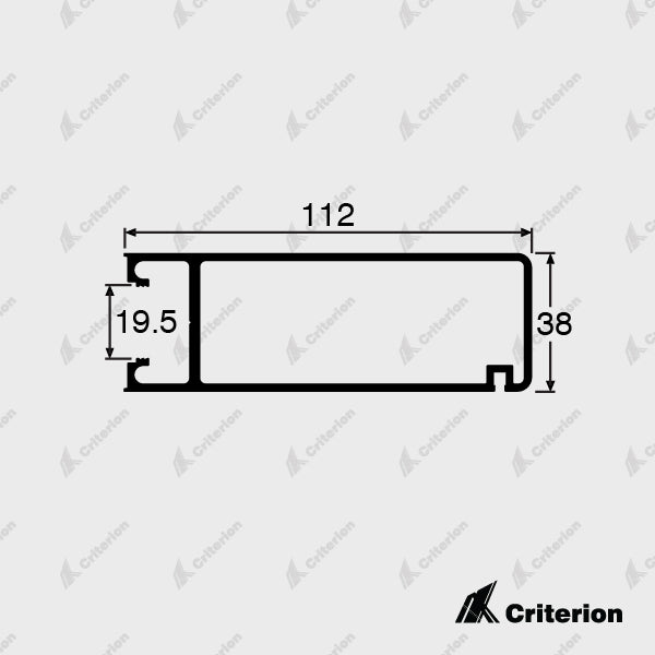 CI-6036 Wide Wiper Stile - Criterion Industries - 