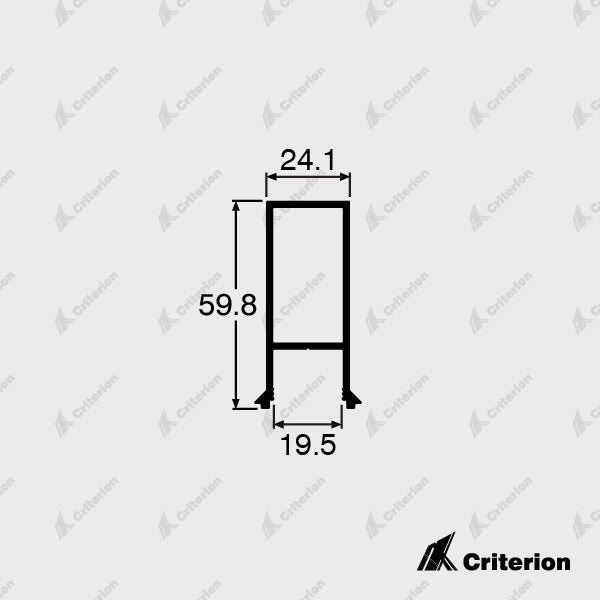 CI-6039 Wide Rail Adaptor (Midrail) - Criterion Industries - 