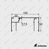 CI-D2533 Offset Glazing Frame - Criterion Industries -