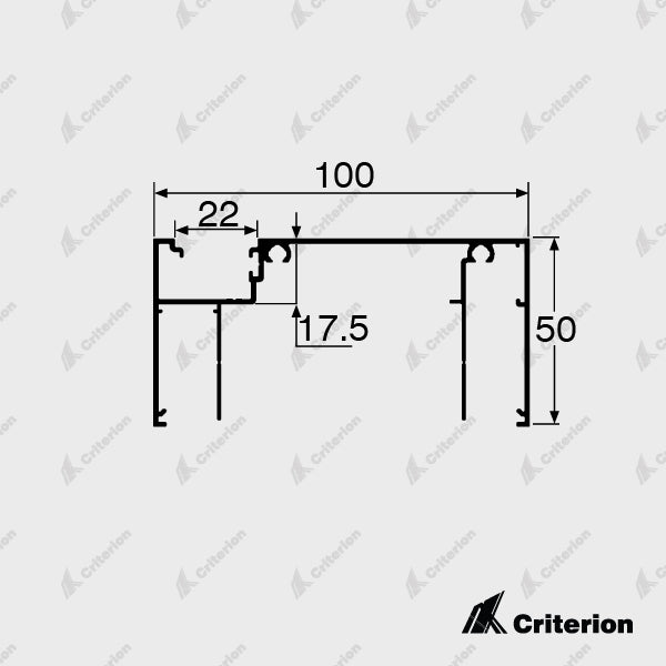 CI-D2533 Offset Glazing Frame - Criterion Industries - 