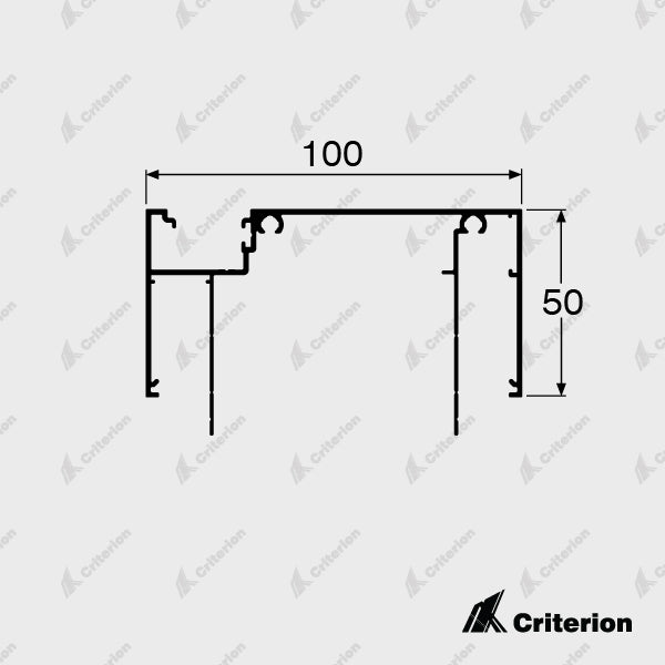 CI-D2536 Offset Glazing Frame (Long Legs) - Criterion Industries - 