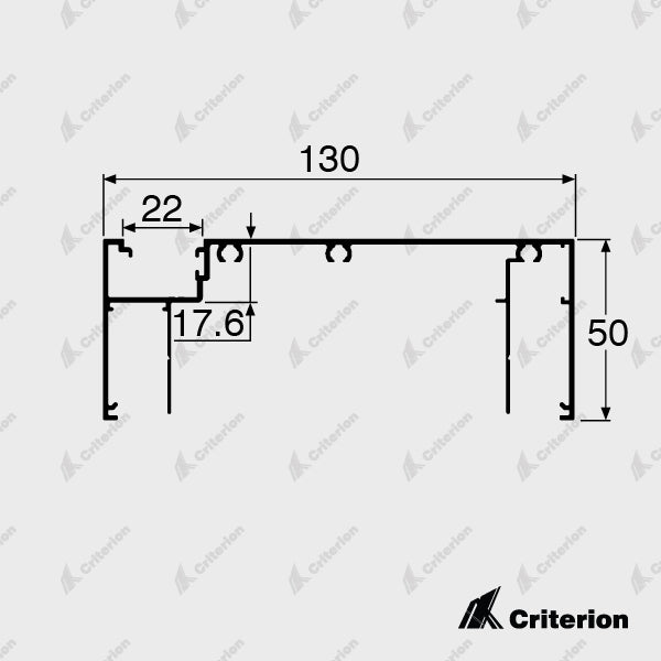 CI-D4533 Offset Glazing Frame - Criterion Industries - 