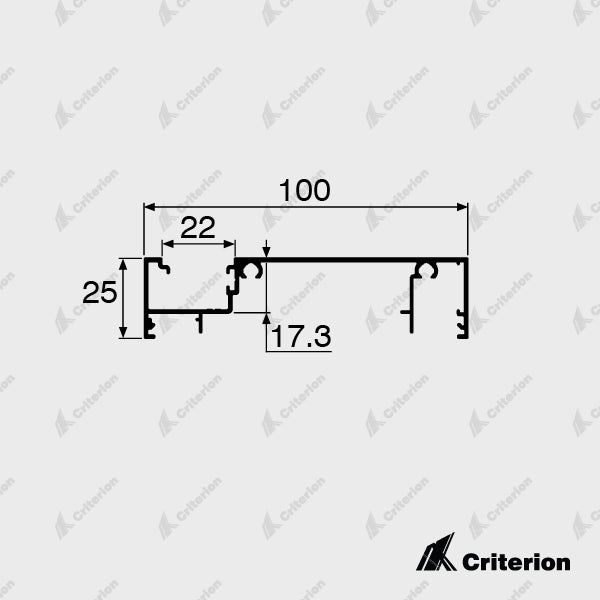 CI-L2433 Offset Glazing Frame - Criterion Industries - 