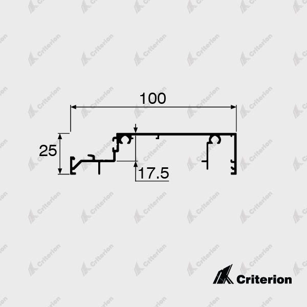 CI-L2453 Offset Glazing Sill - Criterion Industries - 