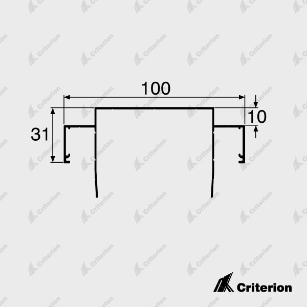 CI-P2211 Ceiling Channel (Platinum 90) - CI-P2211 Ceiling Channel (Platinum 90)