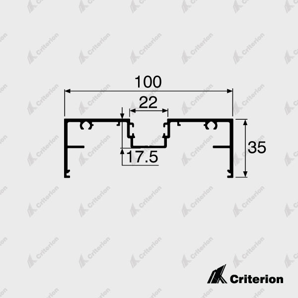 CI-P2231 Acoustic Window Frame (Platinum 90) - Criterion Industries - 