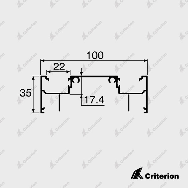 CI-P2232 Double Glazing Frame (Platinum 90) - CI-P2232 Double Glazing Frame (Platinum 90)