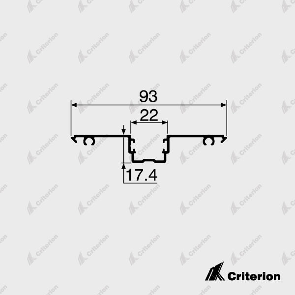 CI-P2240 Glazing Adaptor - Standard - Criterion Industries - office fitouts - australia