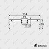 CI-P3230 Window Frame (Platinum 105) - Criterion Industries -