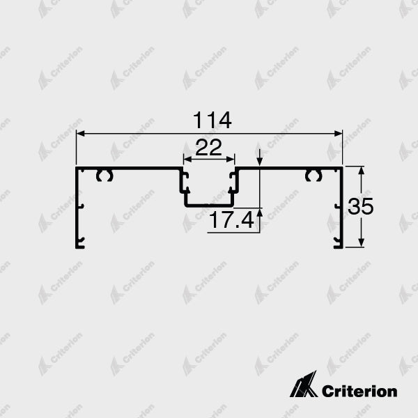 CI-P3230 Window Frame - Standard - Criterion Industries - office fitouts - australia