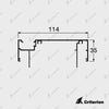 CI-P3236 Offset Glazing Frame (Long Legs) - Criterion Industries -