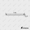 CI-P3244 Flat Filler - Standard - Criterion Industries - office fitouts - australia