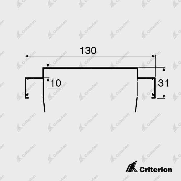 CI-P4211 Ceiling Channel (Platinum 120) - Criterion Industries - 