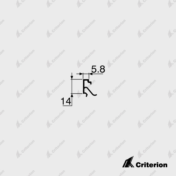 CI-P4256 Offset and Double Glazing Sill Bead - Standard - Criterion Industries - office fitouts - australia
