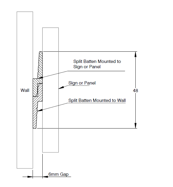 Split Batten - Criterion Industries - forsale, geometrics