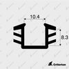 Glazing Channel Rubber - Criterion Industries - glazing rubber