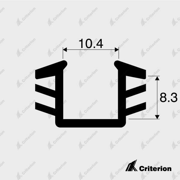 Glazing Channel Rubber - Criterion Industries - glazing rubber