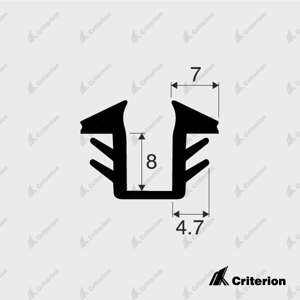 Glazing Channel Rubber - Criterion Industries - glazing rubber