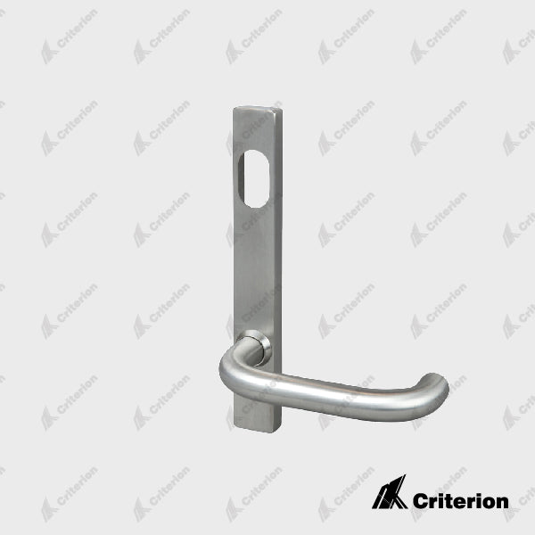 Narrow Back Set External Plate with Lever (No. 10 lever) - Standard - Criterion Industries - office fitouts - australia