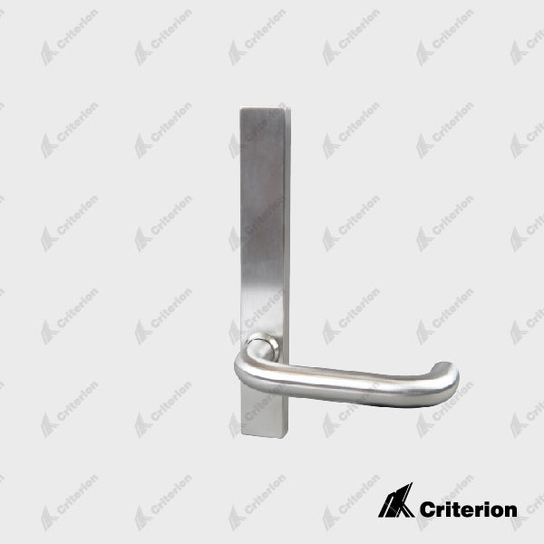 Narrow Back Set External Plate with Lever (No. 10 lever) - Standard - Criterion Industries - office fitouts - australia