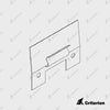Shadowline Skirting Clips - Standard - Criterion Industries - office fitouts - australia